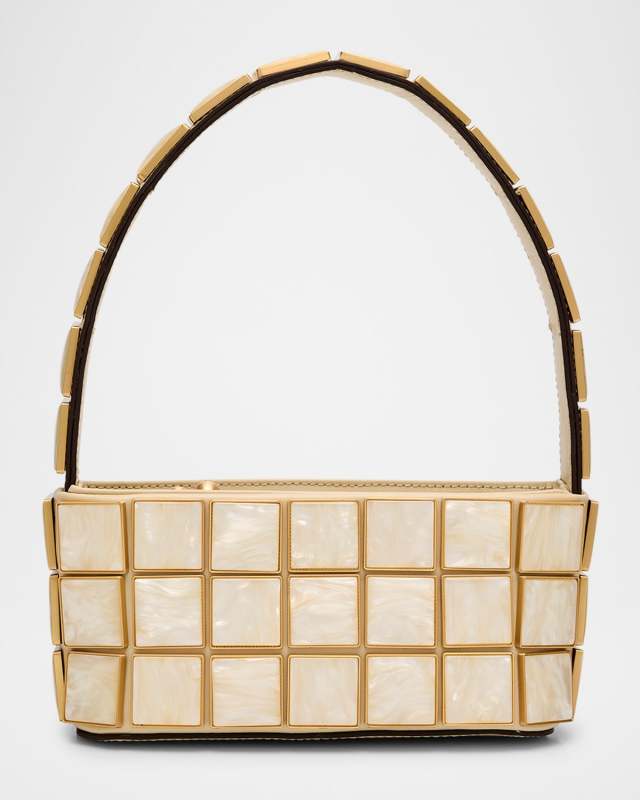 Romy Geometric Acrylic Shoulder Bag